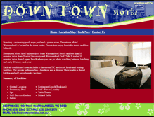 Tablet Screenshot of downtownmotel.net.au